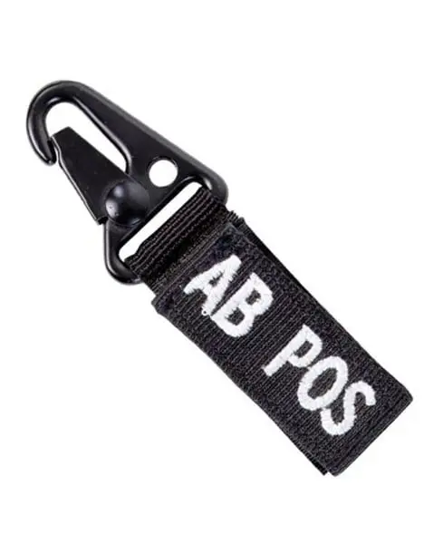 Key Chain 4-Pack B+ Svart