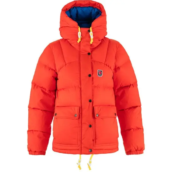Expedition Down Lite Jacket W Flame Orange/UN Blue