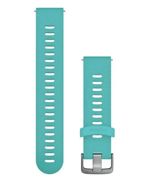 Quick Release 20 Silikon Silver Aqua
