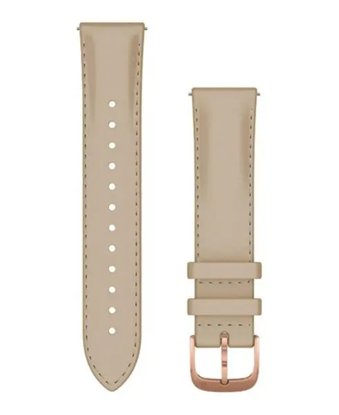 Quick Release 20 Leather 18K Rose Sand