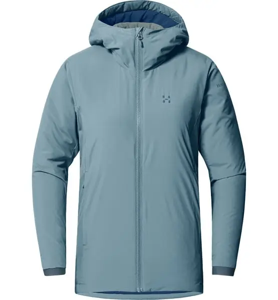 Mimic Alert Hood Women Steel Blue