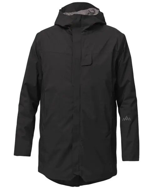 Heated Oslo Coat Mens Black