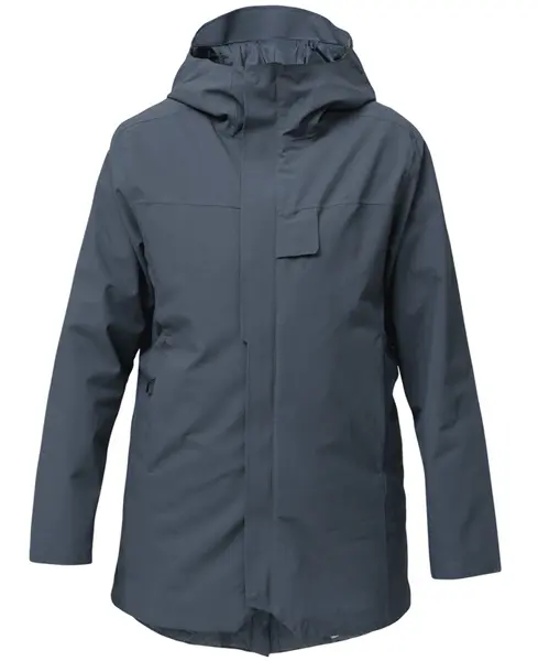 Heated Oslo Coat Womens Navy