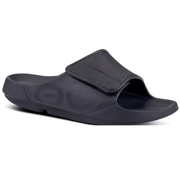 Restitutionssandal OOahh Sport Flex Matte Black