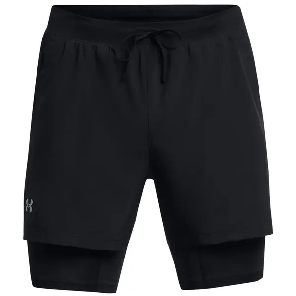 UA Launch 5'' 2-in-1 Shorts Black