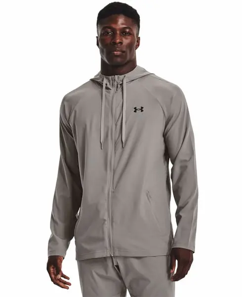 Woven Perforated Pewter/Black