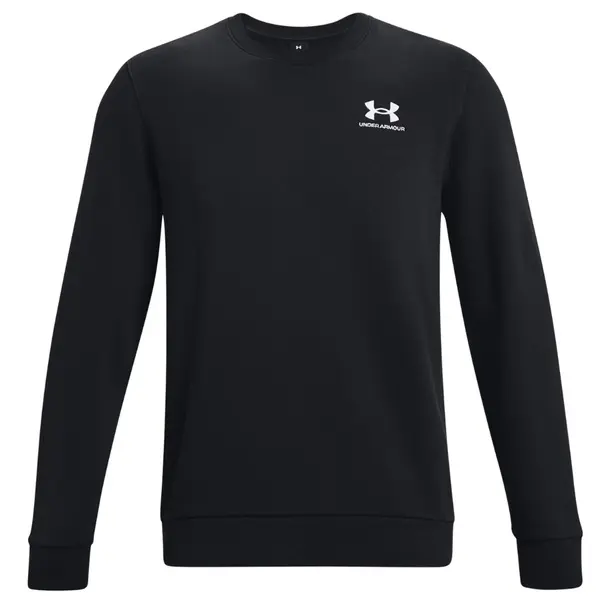 Essential Fleece Crew Black/White