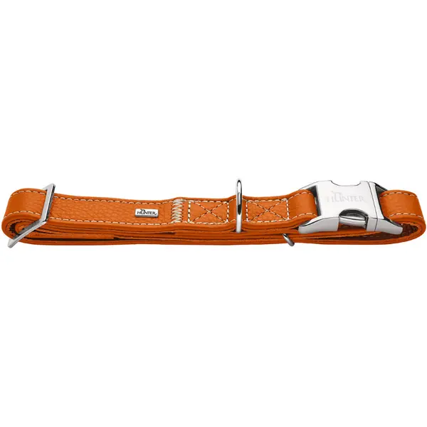 Collar Cannes Alu-Strong 45-65/XL Leather Orange