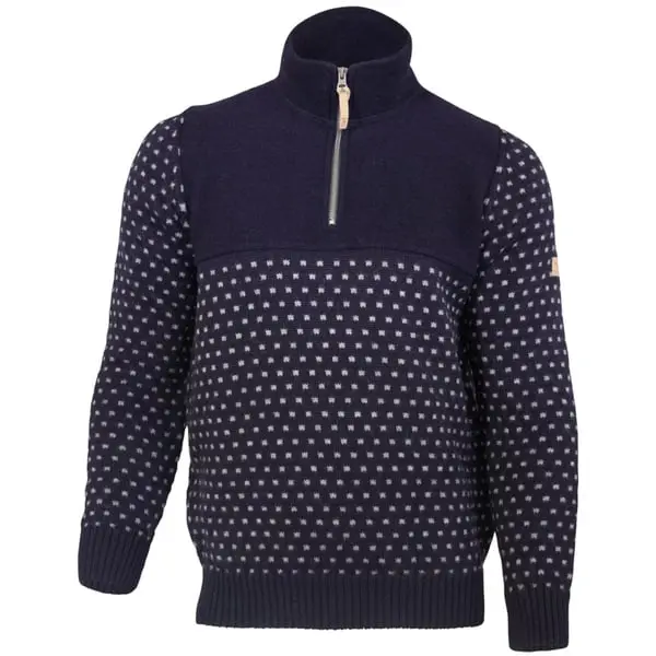 Sverre Half Zip Navy