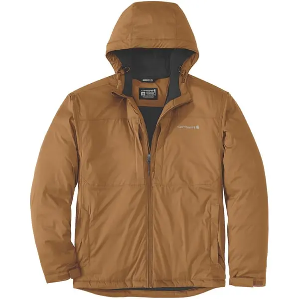 Stretch Insulated Jacket Carhartt Brown
