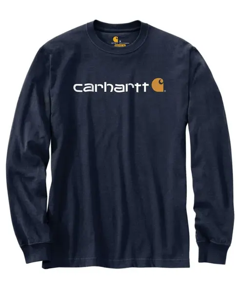 Core Logo T-Shirt L/S Navy