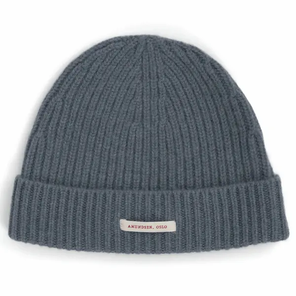 Cashmere Beanie Faded Blue