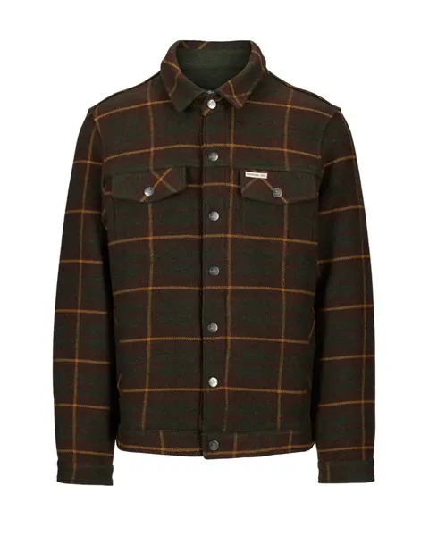 Wool Jacket Hunter Brown Checks