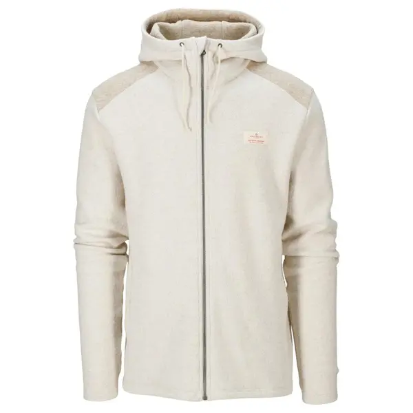 Skauen Full Zip Hoodie Mens Oatmeal