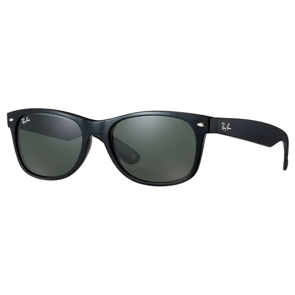 New Wayfarer Black Polished G-15 Green