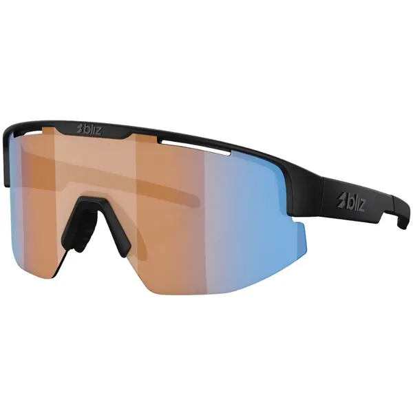Matrix Small Matt Black N_O_N_Coral Orange Blue Mirror