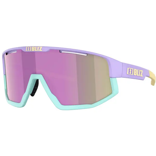 Fusion Matt Pastel Purple-Yellow Logo Brown Mirror Pink
