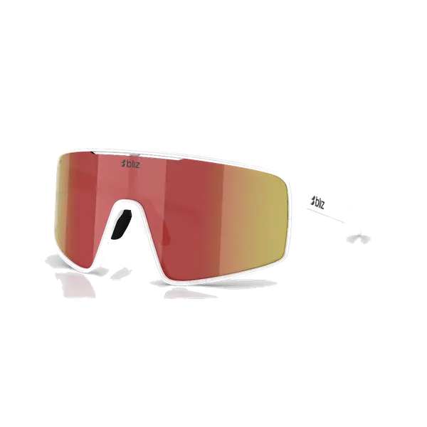 P001 Matte White Brown W Red Mirror