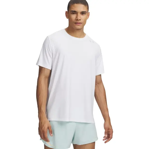 UA Velociti Pro M's Short Sleeve White