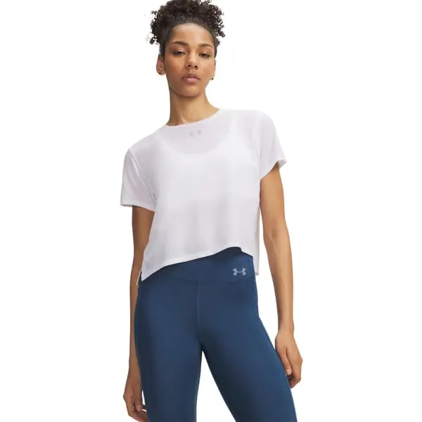 UA Velociti W's Short Sleeve White