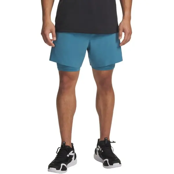 UA Vanish Elite M's 2-in-1 Shorts Boundless Blue