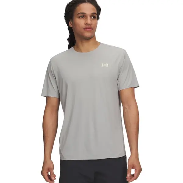 UA M's Explor Trail Run Ultra Lightweight SS Titanium