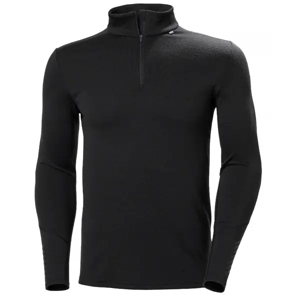 Lifa Merino Midweight 1/2 Zip Black