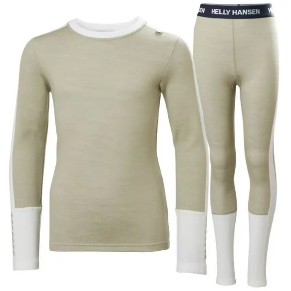Lifa Merino Midweight Sett Kids Light Lav