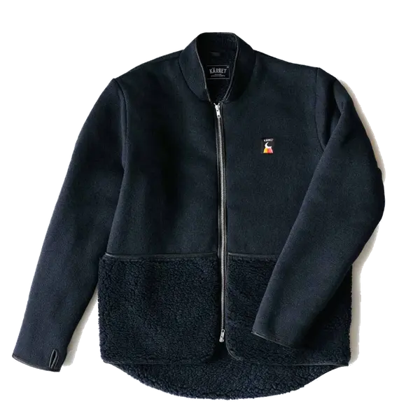 Retro Pile Jacket Navy