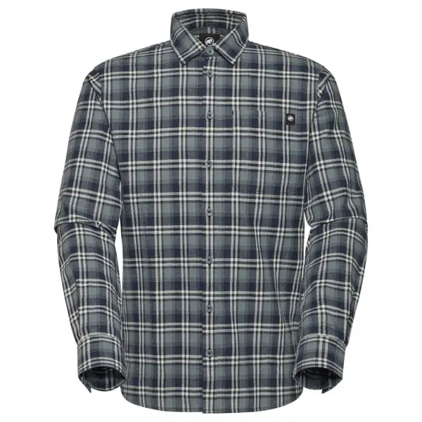 M's Trovat Summer Longsleeve Shirt Marine-Strata
