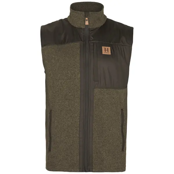 Herre Härkila Kalix Fleecevest Willow Green/Shadow Brown