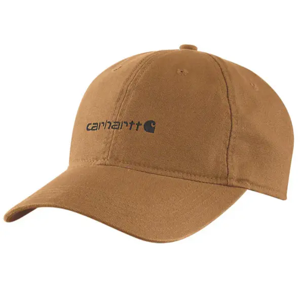 W's Canvas Embroidered Graphic Cap Carhartt Brown