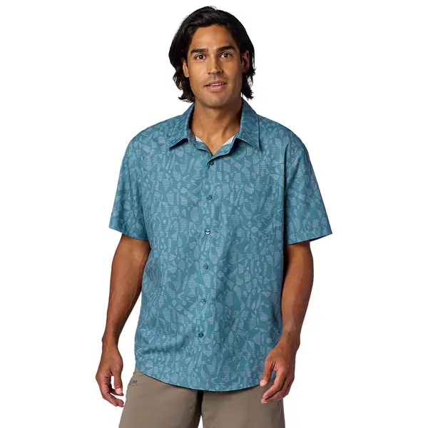 M's Airexchange Ss Shirt Seafloor Fiesta Stripe
