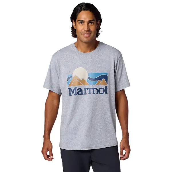M's Coastal Tee Ss Grey Heather