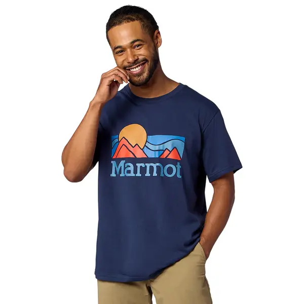 M's Coastal Tee Ss Nightfall Navy