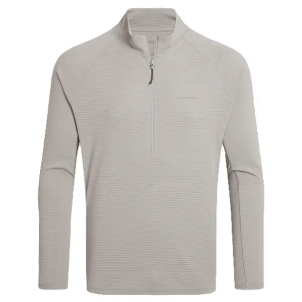 M's Nosilife Solarshield+ Half Zip Top Parchment
