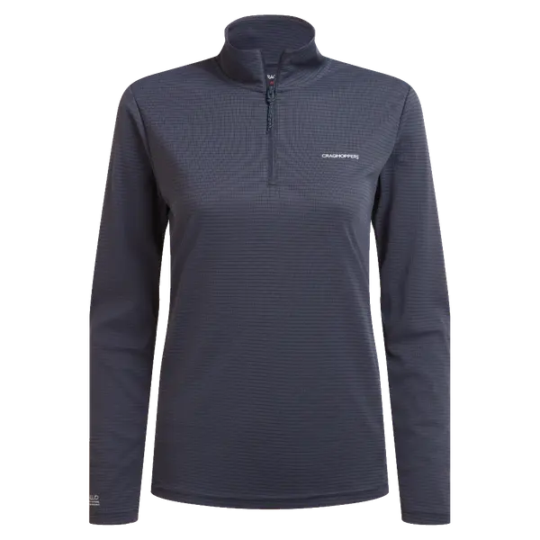 W's Nosilife Solarshield+ Half Zip Top Anthracite
