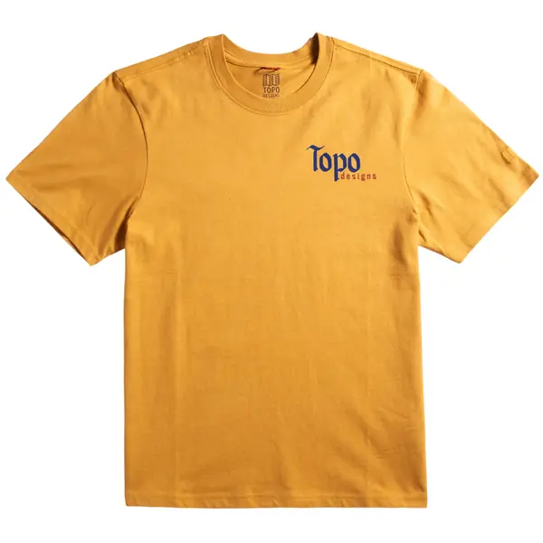Peak Tee S/S M Goldenrod