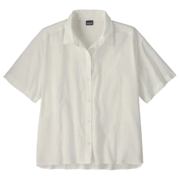 W's Lw A/C Shirt Windowpane Dobby: White