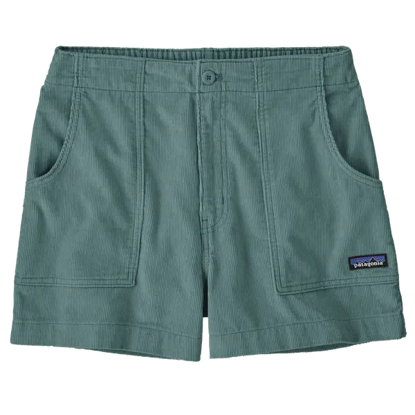 W's Retro Cord Shorts Blue Sage
