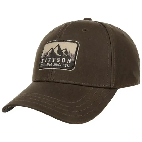 Baseball Cap Waxed Cotton Dark Chocolate