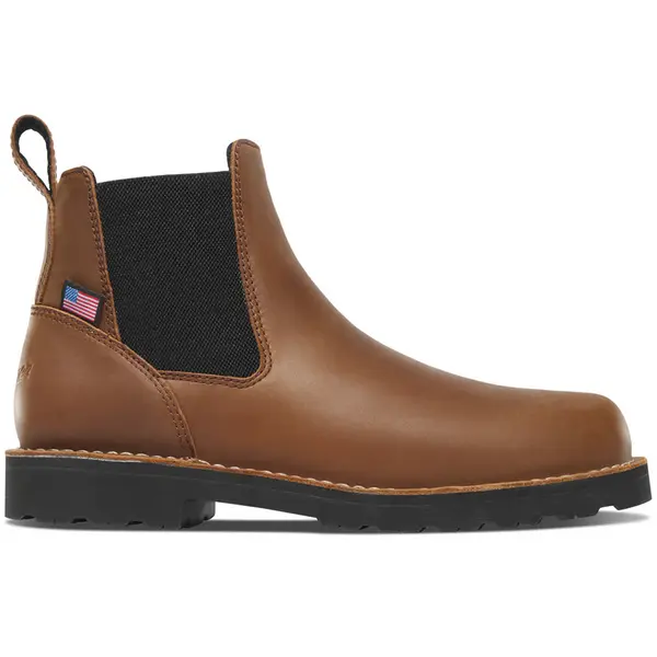 Men's Bull Run Chelsea 6" Tobacco Black Heel