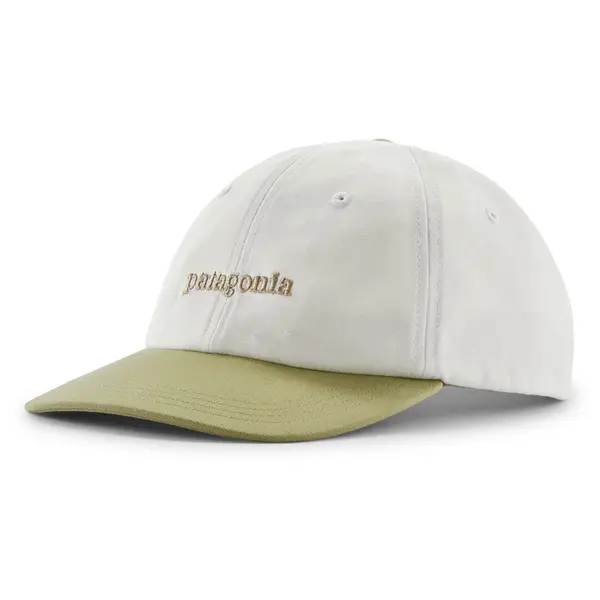 Fitz Roy Icon Trad Cap T Logo: Brh Wht W/Gmtr Grn