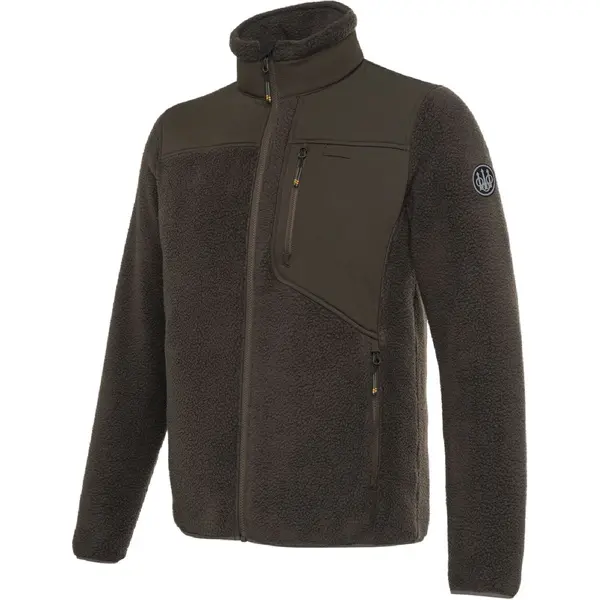 Halifax Sherpa Fleece Jacket Brown Bark