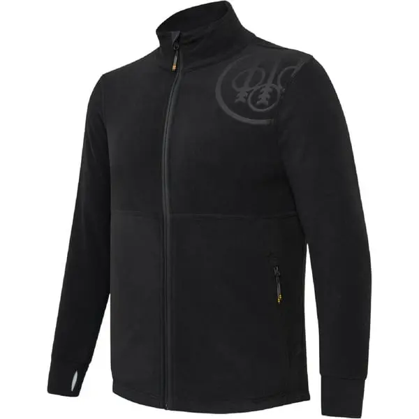 Hp Logo Full Zip Black