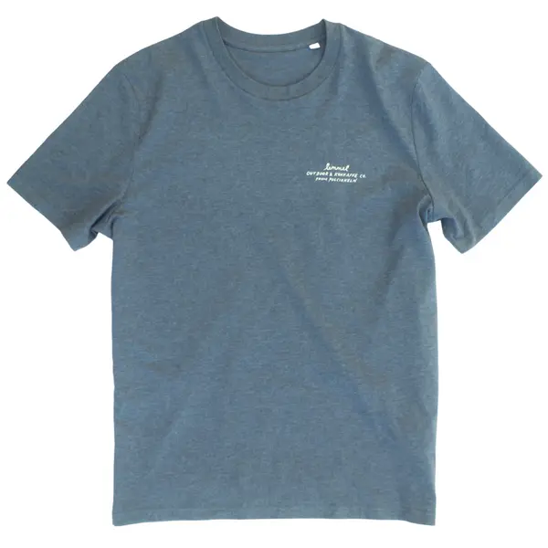 T-Shirt "Lemmel Outdoor Co." Dark Hthr Blue