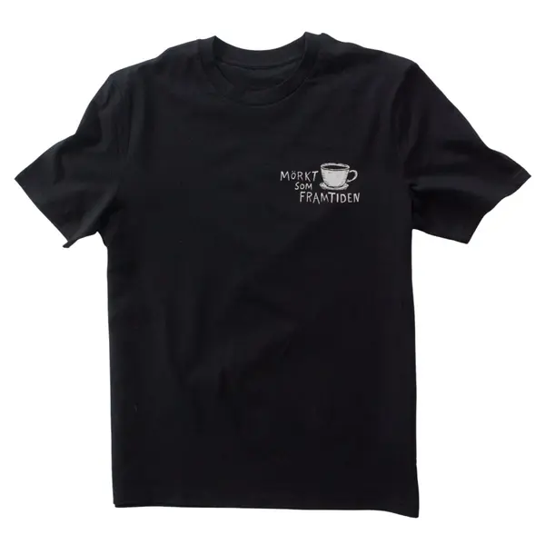 T-Shirt "Mörkt Som Framtiden" Black