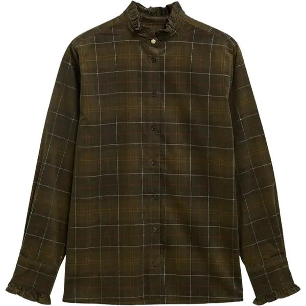 Shae Shirt Sage/Classic Tartan
