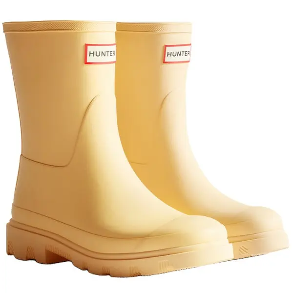 Downpour Short Boot Pale Yellow