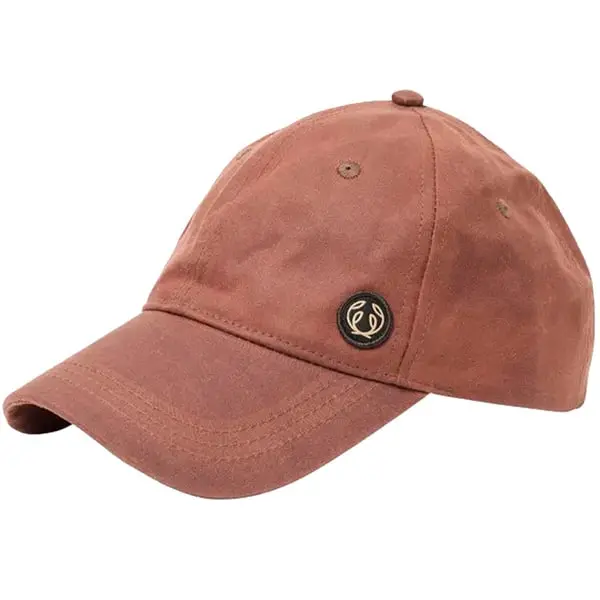 Becca Waxed Ponytail Cap Burgundy